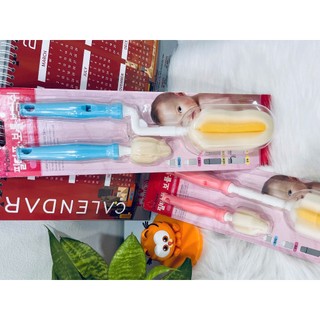 Bộ Cọ Bình Sữa - Núm Ti HIBEE Filter Đa Dụng (Xanh Da Trời/Hồng)