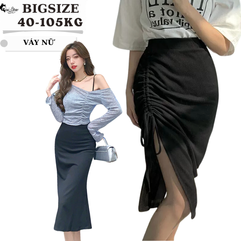 Váy Nữ Bigsize Đuôi Cá và Rút Dây Gợi Cảm Công Sở Dự Tiệc
