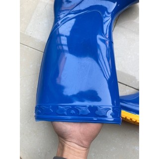 [ỦNG NỮ] Ủng lao động cho nữ size 36-43 màu xanh đế vàng, ủng đi mưa, ủng lửng trường thịnh