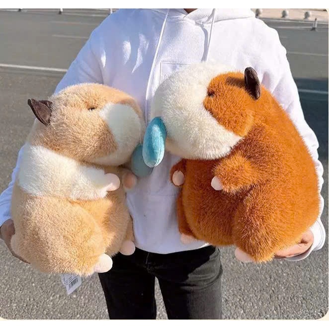 Gấu bông chuột hamster chảy nước mũi dễ thương Thú nhồi bông chuột lang hamster cao cấp quà tặng đáng yêu cho bé