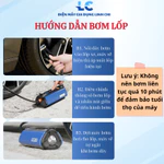 Bộ Kích Bình Ắc Quy Ô Tô Đa Năng - Kích Bình Ắc Quy Máy Bơm Lốp Ô Tô Máy Bơm Lốp Kích Bình Ô Tô Bộ Cứu Hộ Ô Tô Khẩn Cấp — ảnh 7