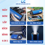 Bộ Kích Bình Ắc Quy Ô Tô Đa Năng - Kích Bình Ắc Quy Máy Bơm Lốp Ô Tô Máy Bơm Lốp Kích Bình Ô Tô Bộ Cứu Hộ Ô Tô Khẩn Cấp — ảnh 2