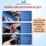 Bộ Kích Bình Ắc Quy Ô Tô Đa Năng - Kích Bình Ắc Quy Máy Bơm Lốp Ô Tô Máy Bơm Lốp Kích Bình Ô Tô Bộ Cứu Hộ Ô Tô Khẩn Cấp — ảnh 5