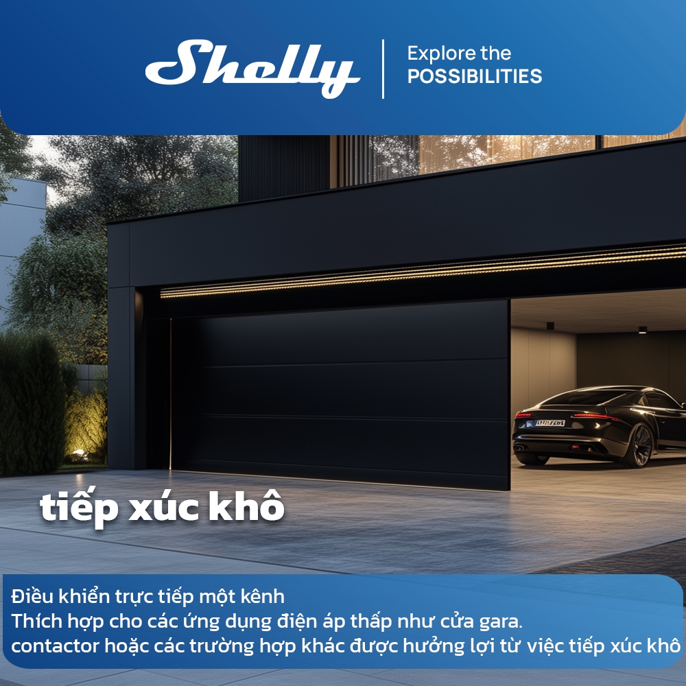Shelly PM Mini Gen3 1-Kênh 16A Đồng hồ đo điện thông minh Đồng hồ đo năng lượng Tương thích với Alexa và Google Home