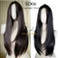 SD06_Tóc giả siêu da đầu 2 mái thẳng Layer dài 55cm [Kèm combo phụ kiện]
