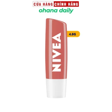 Son Dưỡng Ẩm Môi Hồng Sắc Cam Hương Đào Nivea Peach Shine 4.8g - Cam Đào