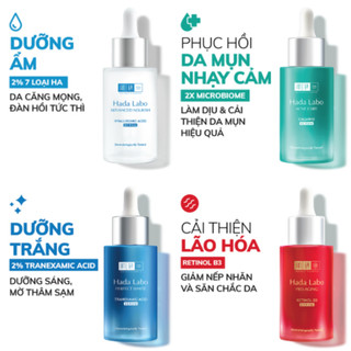 Serum Dưỡng Ẩm, Sáng Da, Mờ Thâm Perfect White/ Pro-Aging Retinol B3/ Hyaluronic Acid/ Acne Care Calming (30ml)