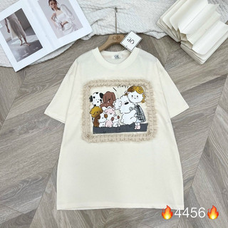 Áo Phong Bèo Ren In Hình Siêu Xinh Cho Nữ, Áo Bèo Phối Ren Dễ Thương