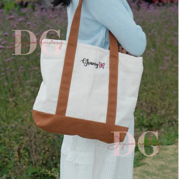 Women's Canvas Tote Bag – for School
