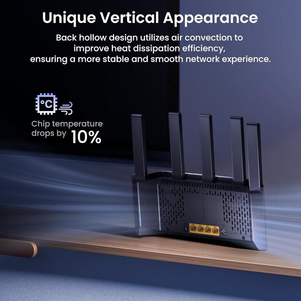 Ảnh Bộ Phát WiFi Tenda TX12L Pro Chuẩn WiFi 6 AX3000Mbps hỗ trợ EasyMesh - Hàng Chính Hãng 4