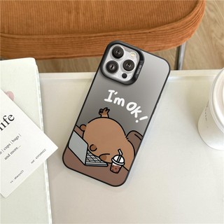 Ốp Lưng iPhone Capybara Work IMD Cứng Nhám, Chống Sốc, Bảo Vệ Camera-iP 7/8/X/XS/11/12/13/14/15/16/17/Plus/Pro/Max/Air