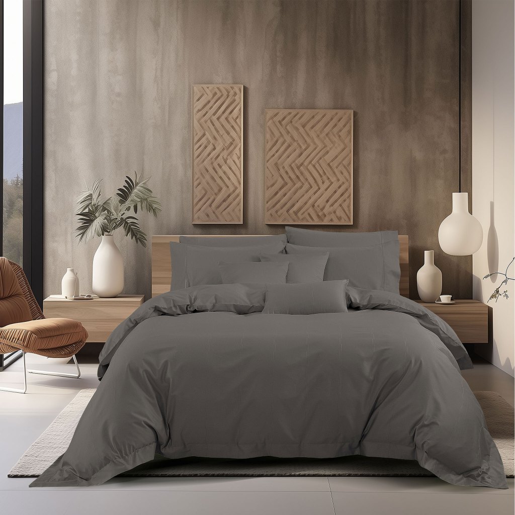 Ảnh Bộ Ga và Vỏ Gối Akemi Cotton Select Affinity v2, gồm 5 món (King/Queen) 3
