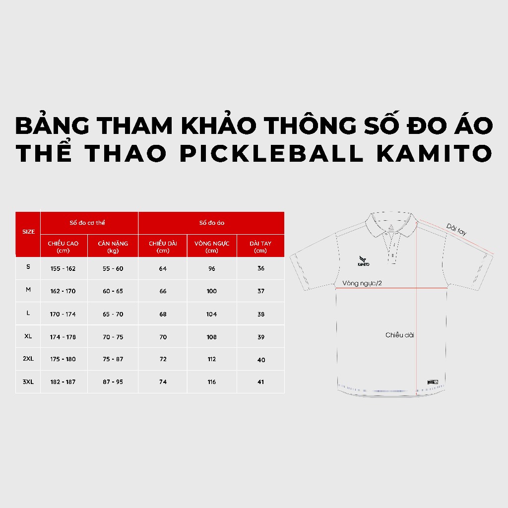 Ảnh Áo Polo Pickleball Kamito Heart 2