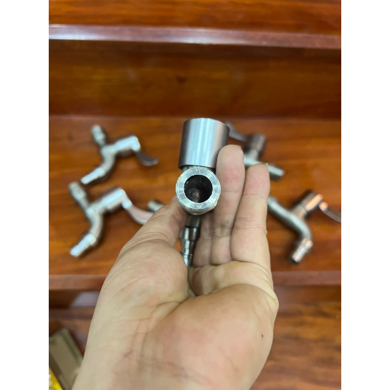 Vòi Nước TOTO Inox SUS304 Cao Cấp, Vòi Xả Nước Đơn Siêu Mạnh Phi 21 Dễ Dàng Lắp Đặt