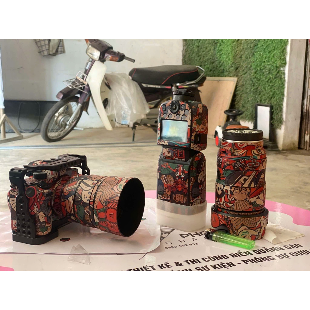 Miếng dán bảo vệ toàn diện cắt sẵn cho máy ảnh in hình theo yêu cầu cho tất cả các dòng máy ảnh...