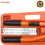 Bộ kìm bấm cos thủy lực 240mm2 Asaki AK-0617 (YQ-240), kìm thủy lực ép cos đa năng, bấm cốt dây điện đầu cuối — ảnh 4