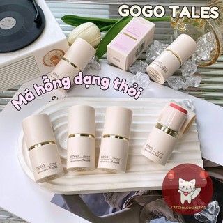 [GOGO TALES] Má Hồng Dạng Thỏi GOGO TALES Vỏ Trắng, Blush Stick, 4g (GT709)