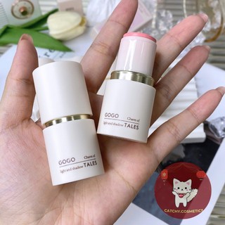 [GOGO TALES] Má Hồng Dạng Thỏi GOGO TALES Vỏ Trắng, Blush Stick, 4g (GT709)
