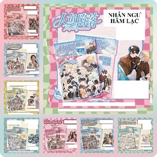 [SẴN- MẪU] Tổng hợp Set 40 hình dán Conan Chú thuật hồi chiến Chiikawa stickers Cúc Tịnh Y Thiên quan tứ phúc