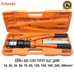 Bộ kìm bấm cos thủy lực 300mm2 Asaki AK-0618 (YQ-300), kìm thủy lực ép cos đa năng, bấm cốt dây điện đầu cuối — ảnh 2