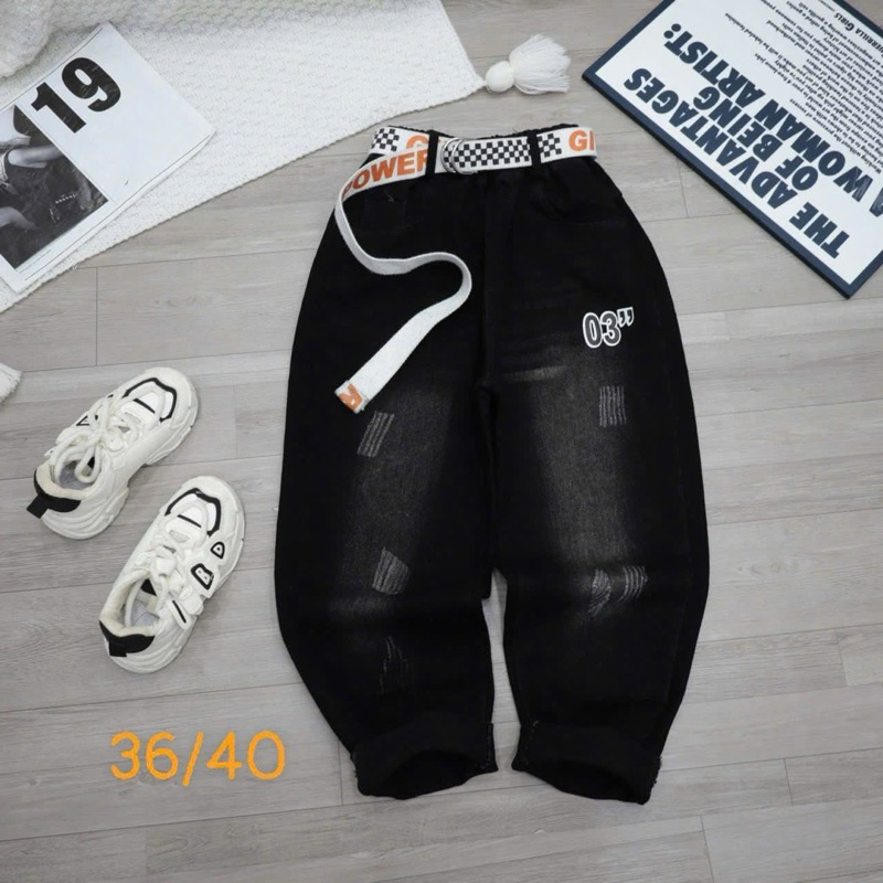 Quần bò quần jean bé trai 16-60kg ôm xưởng thanh lý
