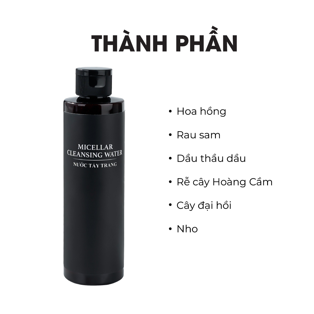 Ảnh Nước tẩy trang Seimy - Micellar Cleansing Water 200ml 1