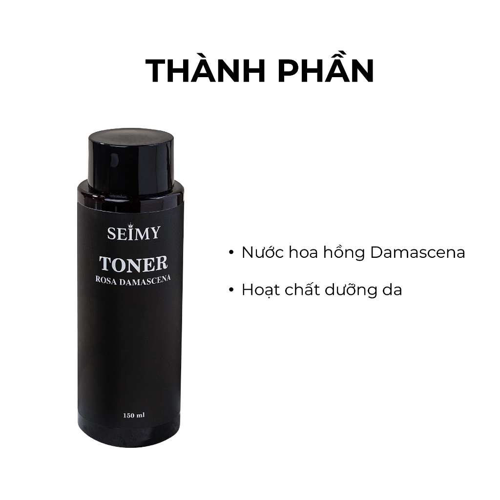 Ảnh Nước hoa hồng toner SEIMY - Toner Rosa Damascena 150ml 1