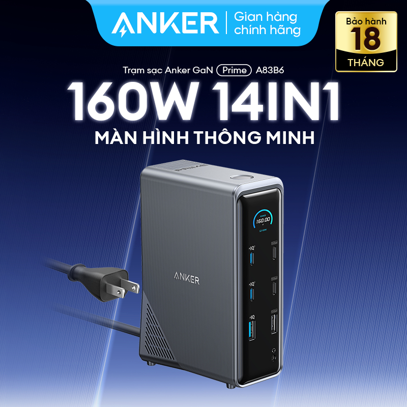 Trạm sạc Anker Prime A83B6