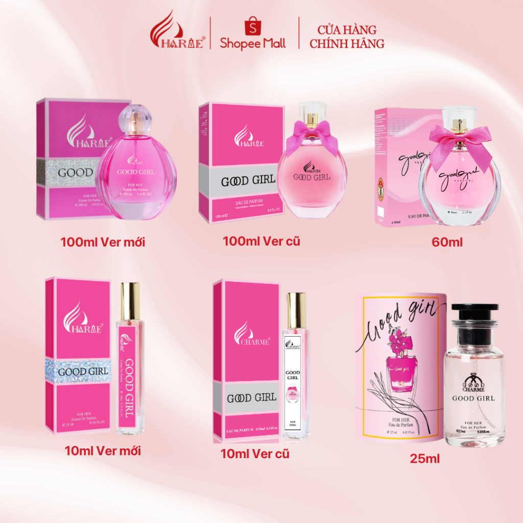 Ảnh Nước Hoa Nữ Charme Good Girl 100ml Chính Hãng, Lưu Hương Lâu, Quyến Rũ, Ngọt Ngào 4
