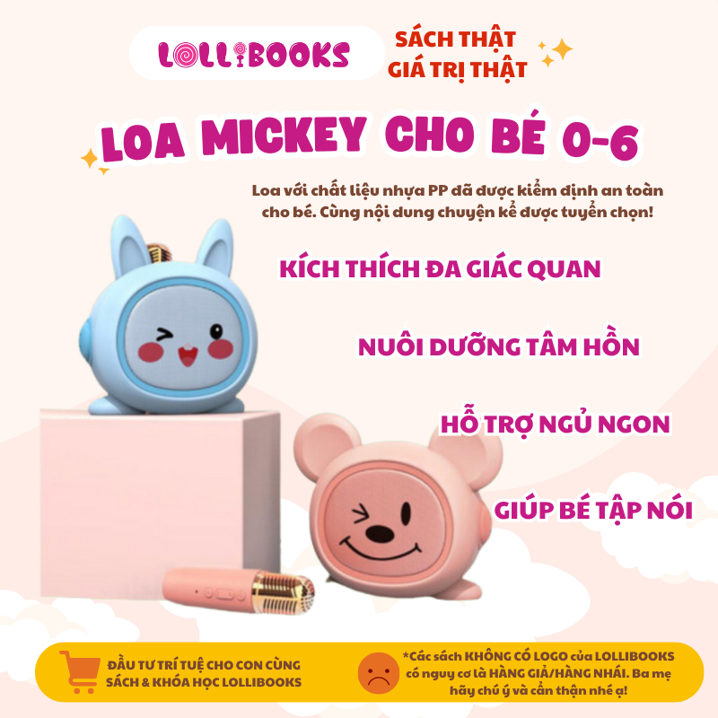Ảnh Loa tắm ngôn ngữ kể chuyện cho bé 0-6 tuổi nuôi dưỡng nền tảng tư duy và ngôn ngữ cho con - LOLLIBOOKS CHÍNH HÃNG 1