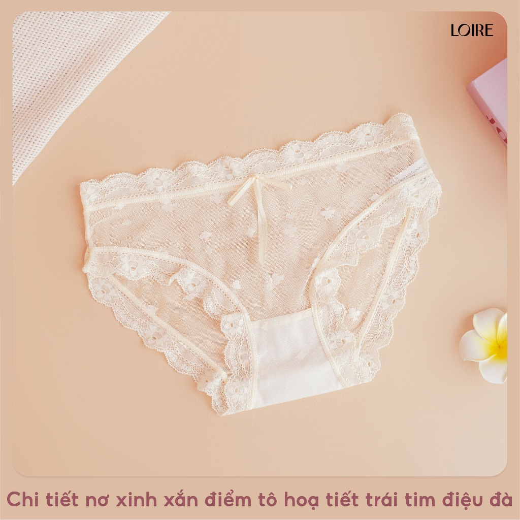 Quần Lót Ren Lưới Mềm Nhẹ Thoáng Khí QLBK116
