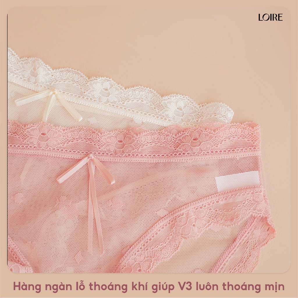 Quần Lót Ren Lưới Mềm Nhẹ Thoáng Khí QLBK116