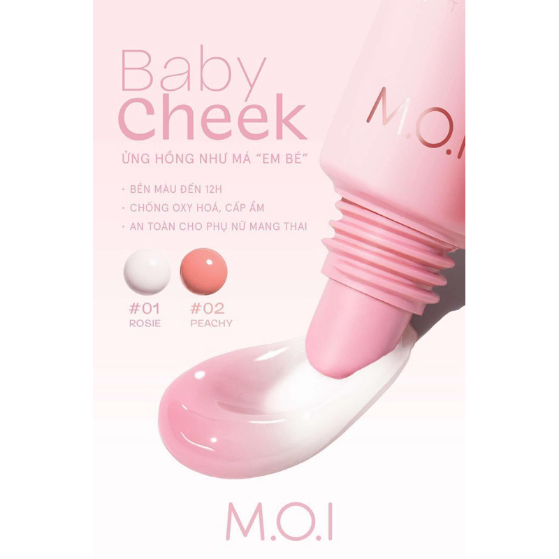 Ảnh Má hồng sữa baby cheek MOI  8g 4