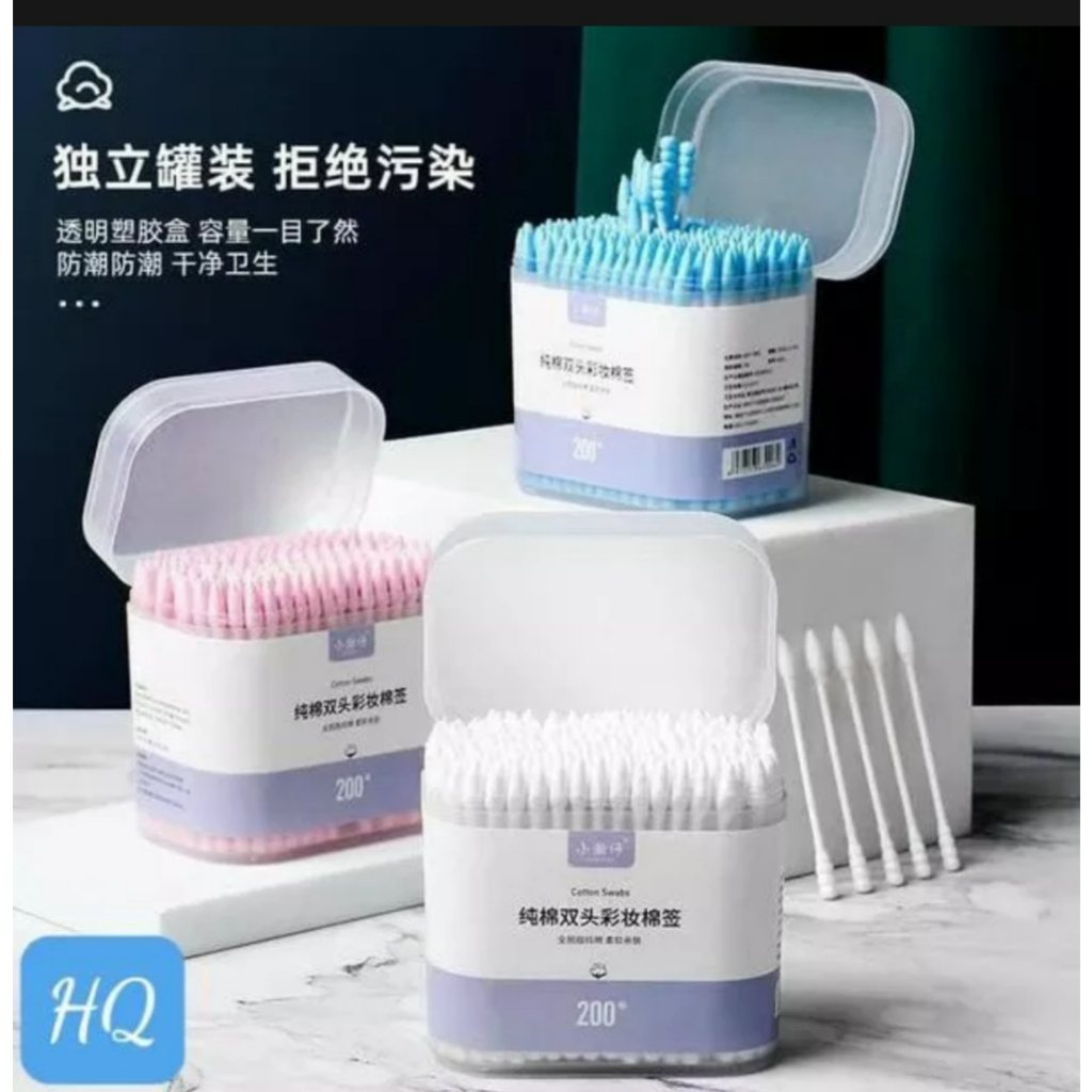 Tăm bông Ngoáy Tai 2 Đầu Vệ Sinh Tai, Mũi Kháng Khuẩn - Bông Lấy Ráy ...