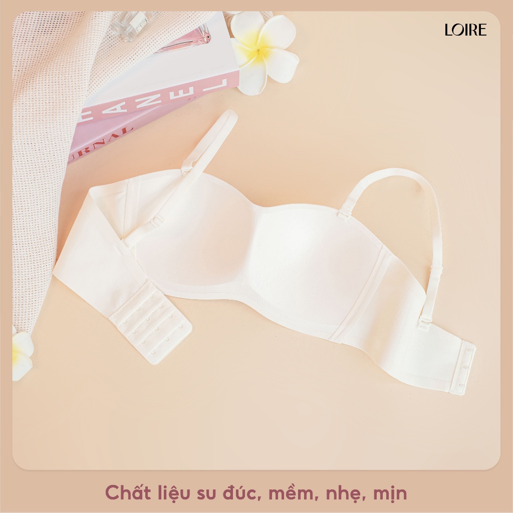 [SIÊU BÁM CHẮC]Áo Quây Chống Tụt BRQ199 Không Viền Đệm 0.5cm Mặc Đi Biển/Đi TiệcLoirechic