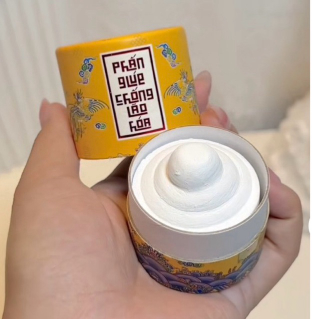 Ảnh Phấn Nụ Trắng Phấn Nụ Hoàng Cung (có chóp) 25g 3