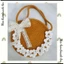 Túi tròn họa tiết hoa len M5 - handmade len - crochet