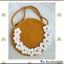Túi tròn họa tiết hoa len M5 - handmade len - crochet