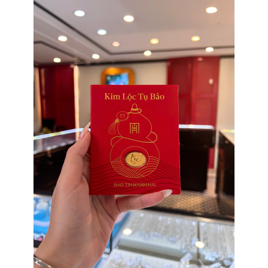 Ảnh Thẻ vàng 24K Kim Lộc Tụ Bảo - Hồ Lô Tụ Lộc vượng khí sinh phú quý Bảo Tín Mạnh Hải 3