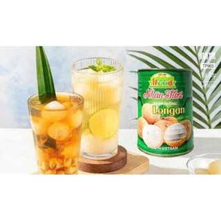 Thức uống giải nhiệt- Nhãn tươi ngâm đường Long An,565gr,ăn trực tiếp hoặc làm thức uống giải khát,không hóa chất.