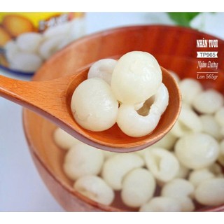 Thức uống giải nhiệt- Nhãn tươi ngâm đường Long An,565gr,ăn trực tiếp hoặc làm thức uống giải khát,không hóa chất.