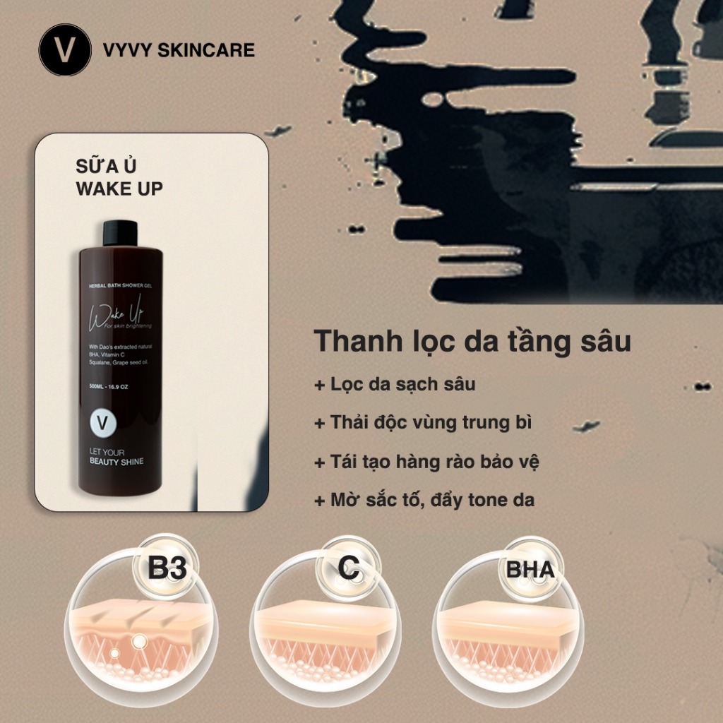 Ảnh Sửa ủ body Wake up vyvyhaircare V tẩy da chết làm sáng mịn da V 200ml / 500ml 3