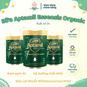 Sữa Aptamil Essensis Organic 900g Úc cho bé