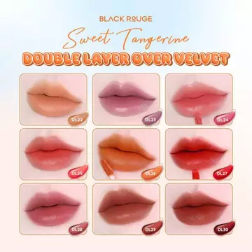 [NEW] Son Chiết Son Kem Black Rouge Double Layer Over Velvet Ver 4 DL28 DL29 DL30 ( lọ chiết 0.5g )