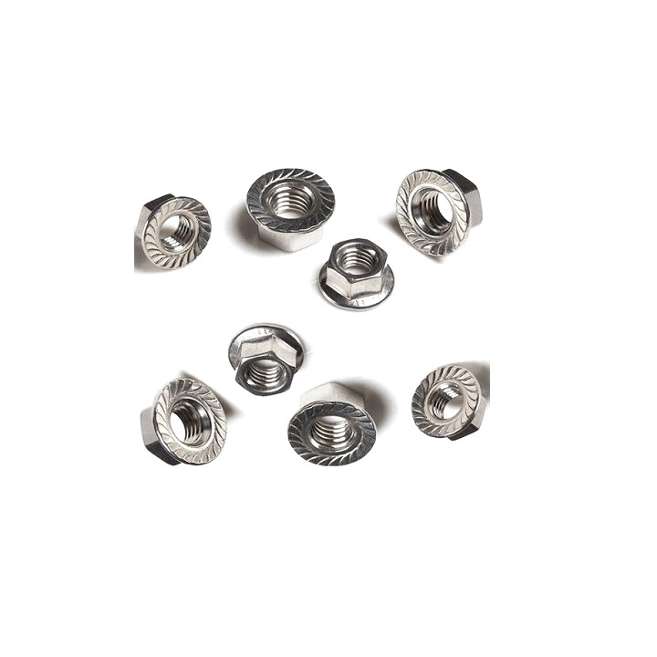 Đai ốc tán liền long đen inox M6 chống xoay (20 con) | Shopee Việt Nam