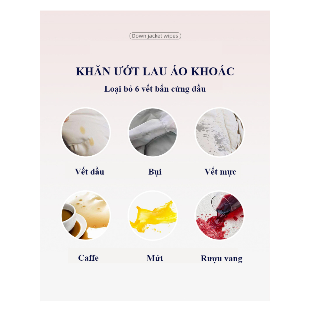Khăn Lau Áo Khoác Chống Bẩn Bu Su Duo - Sạch Sâu, Không Cần Giặt, Đóng Gói Tiện Lợi