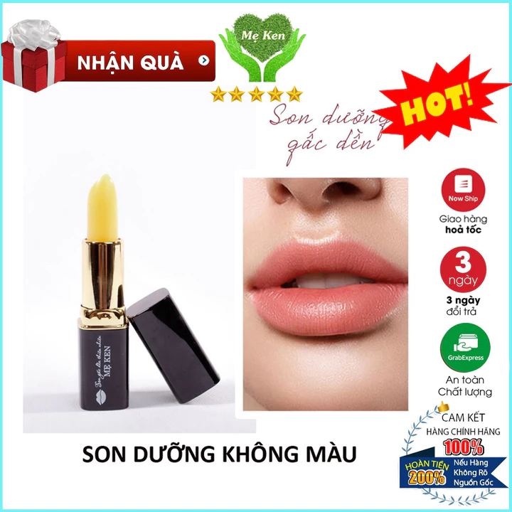 Son dưỡng môi gấc dền không màu Mẹ Ken 4g - Dưỡng Ẩm, Mờ Thâm Và Chống Nắng Giúp Dưỡng Hồng Môi