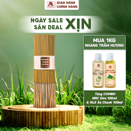 Ảnh Nhang Trầm Hương 1kg An An Loại Cao Cấp Dài 38cm tiết kiệm hơn, mùi thơm dịu nhẹ. 1