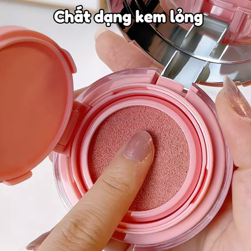 Má hồng Lemonade căng bóng dạng phấn nước thuần chay Mirror Mirror Blush Cushion 8g