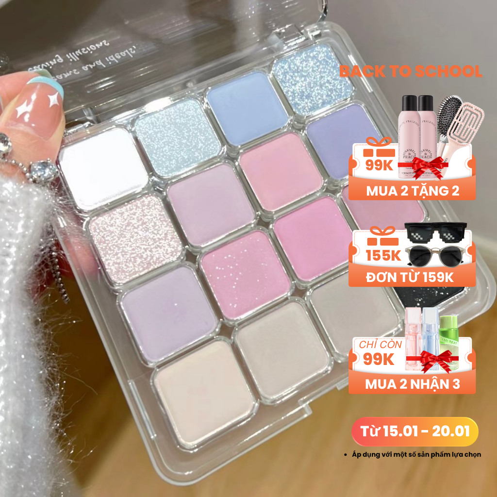 Bảng phấn mắt 16 ô màu HOLD LIVE H05 H02 Magic Eyeshadow Tray Holdlive ...
